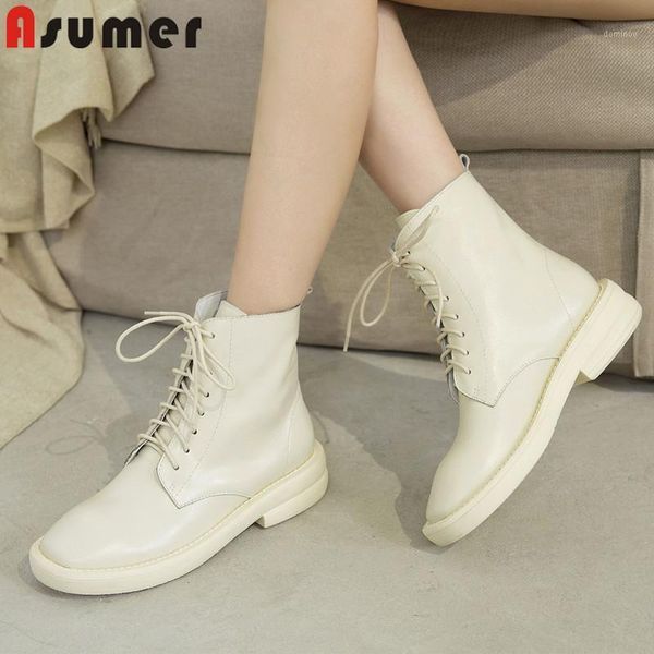 asumer 2020 new ankle boots square toe lace up genuine leather boots ladies shoes solid colors autumn winter women1, Black
asumer 2020 new ankle boots square toe lace up genuine leather boots ladies shoes solid colors autumn winter women1, Black