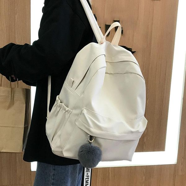 hocodo 2021 new casual nylon waterproof women's backpack solid color schoolbags for teenager girls travel backpack
hocodo 2021 new casual nylon waterproof women's backpack solid color schoolbags for teenager girls travel backpack
