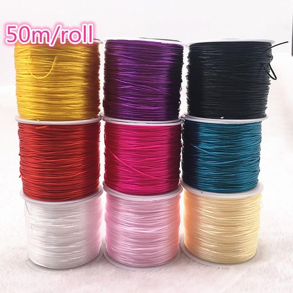 50m/roll white flexible elastic crystal line rope cord for jewelry making beading bracelet wire fishing thread rope #01 bbyttj lg2010
50m/roll white flexible elastic crystal line rope cord for jewelry making beading bracelet wire fishing thread rope #01 bbyttj lg2010