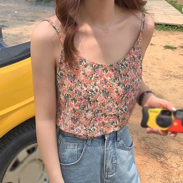 summer floral print camisole female sleeveless fashion sweet v neck sling tank for women new1, White
summer floral print camisole female sleeveless fashion sweet v neck sling tank for women new1, White