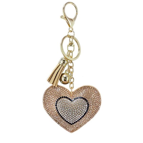 keychains christmas bear heart keychain leather tassel gold key holder metal crystal chain ring bag auto pendant gift, Silver
keychains christmas bear heart keychain leather tassel gold key holder metal crystal chain ring bag auto pendant gift, Silver