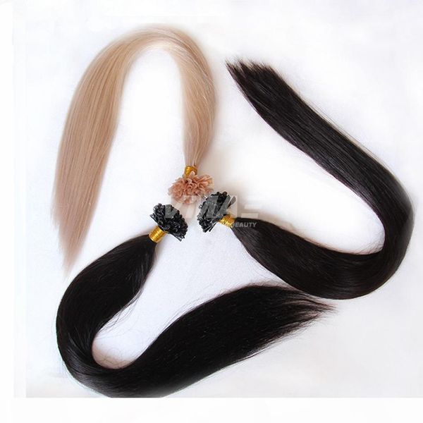 single drawn 2g*50 stand 100g brazilian european u-tip human pre-bonded virgin remy human straight keratin hair extensions, Black
single drawn 2g*50 stand 100g brazilian european u-tip human pre-bonded virgin remy human straight keratin hair extensions, Black