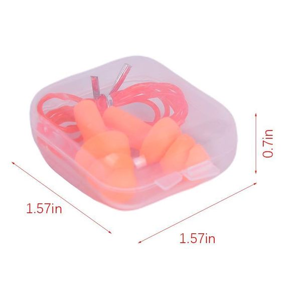 1 pair box-packed comfort earplugs noise reduction sile soft ear plugs swimming sile earplugs protective f sqcnbl
1 pair box-packed comfort earplugs noise reduction sile soft ear plugs swimming sile earplugs protective f sqcnbl