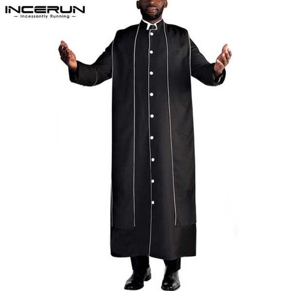ethnic clothing incerun men muslim jubba thobe patchwork button up long sleeve robes stand collar islamic dubai kaftan vintage 5xl, Red
ethnic clothing incerun men muslim jubba thobe patchwork button up long sleeve robes stand collar islamic dubai kaftan vintage 5xl, Red