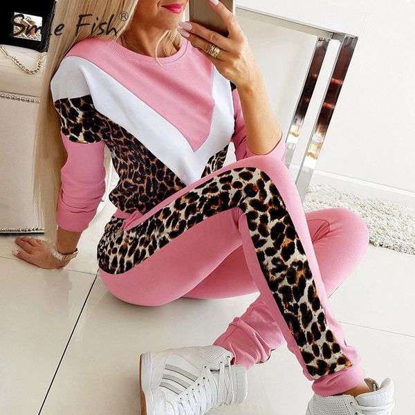 leopard patchwork women two piece sets crop skinny pencil pants pink tracksuit autumn winter women sets casual outfits g1025 t200702, White
leopard patchwork women two piece sets crop skinny pencil pants pink tracksuit autumn winter women sets casual outfits g1025 t200702, White
