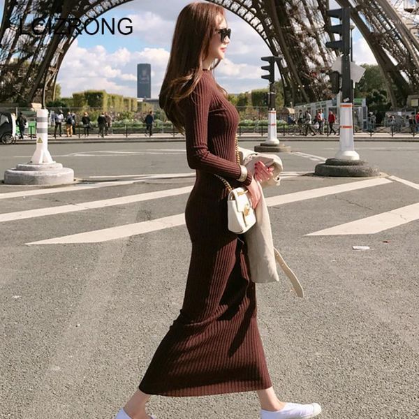 spring fashion knitting cotton dress women long sleeve o-neck sheath ankle-length dress winter warm slim pullovers sweater1, Black;gray
spring fashion knitting cotton dress women long sleeve o-neck sheath ankle-length dress winter warm slim pullovers sweater1, Black;gray