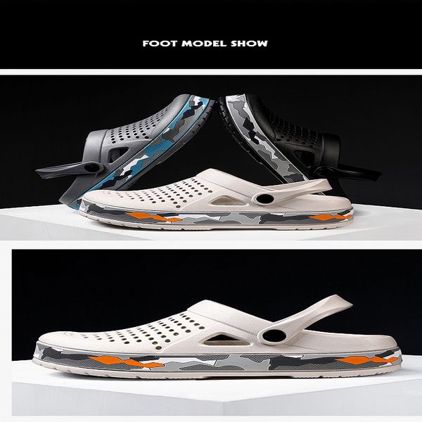 brand clogs men sandals casual shoes eva lightweight sandles colorful shoes for summer beach zapatos hombre shoe, Black
brand clogs men sandals casual shoes eva lightweight sandles colorful shoes for summer beach zapatos hombre shoe, Black