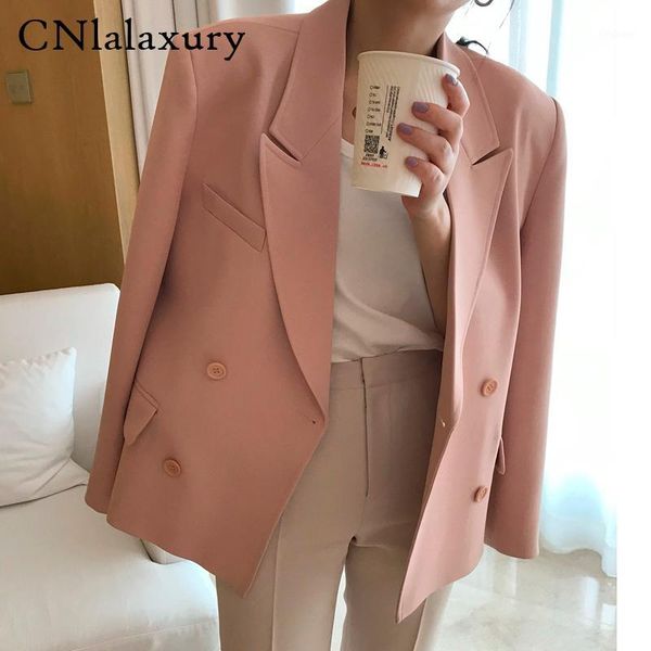 women's blazers spring autumn pink blazer feminino button high street suit long sleeve jacket female 2020 outerwear coat 1, White;black
women's blazers spring autumn pink blazer feminino button high street suit long sleeve jacket female 2020 outerwear coat 1, White;black