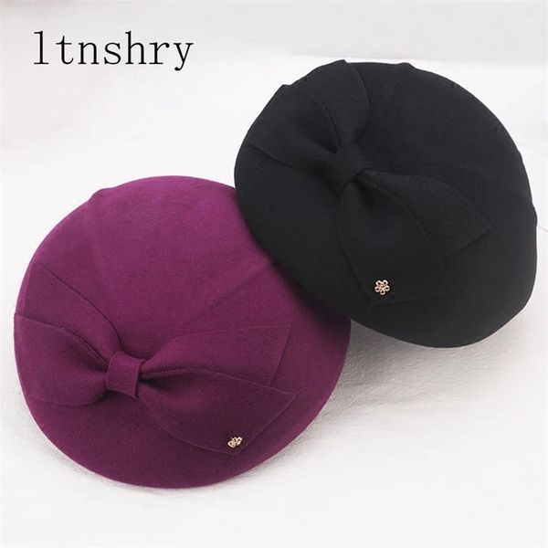 elegant wool bow fedora hats lady british style soft felt cap women wedding party hat vintage cocktail fashion derby fedora y200102, Blue;gray
elegant wool bow fedora hats lady british style soft felt cap women wedding party hat vintage cocktail fashion derby fedora y200102, Blue;gray
