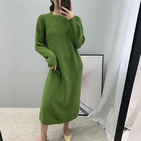 new 2021 knitted autumn loose style o-neck sleeve pullovers long women sweater pull femme me8q, Black;gray
new 2021 knitted autumn loose style o-neck sleeve pullovers long women sweater pull femme me8q, Black;gray