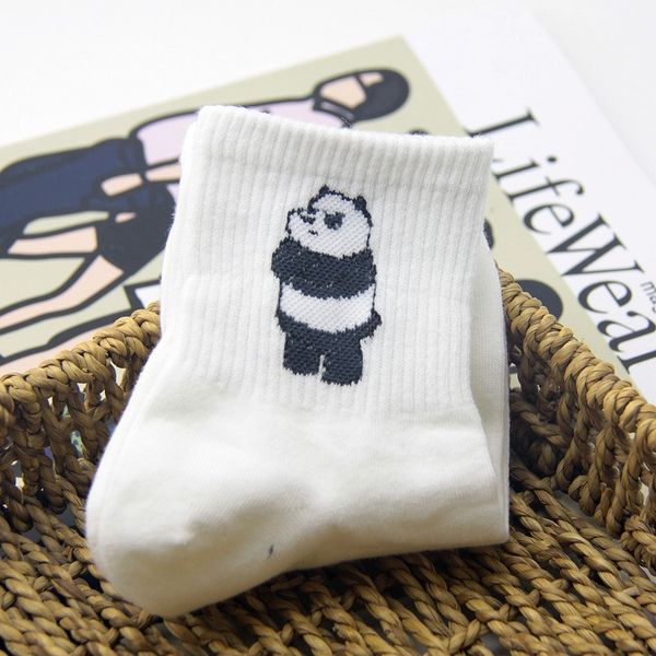 east gate spring and autumn women's simple white cotton cotton socks panda cute sports stockings korean socks ltiw2, Black
east gate spring and autumn women's simple white cotton cotton socks panda cute sports stockings korean socks ltiw2, Black