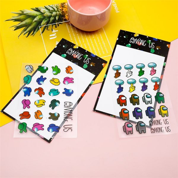 3 styles game among us stickers pvc transparent game anime cartoon stickers decals poster luggage lapguitar wall desksticker g11209, Blue
3 styles game among us stickers pvc transparent game anime cartoon stickers decals poster luggage lapguitar wall desksticker g11209, Blue