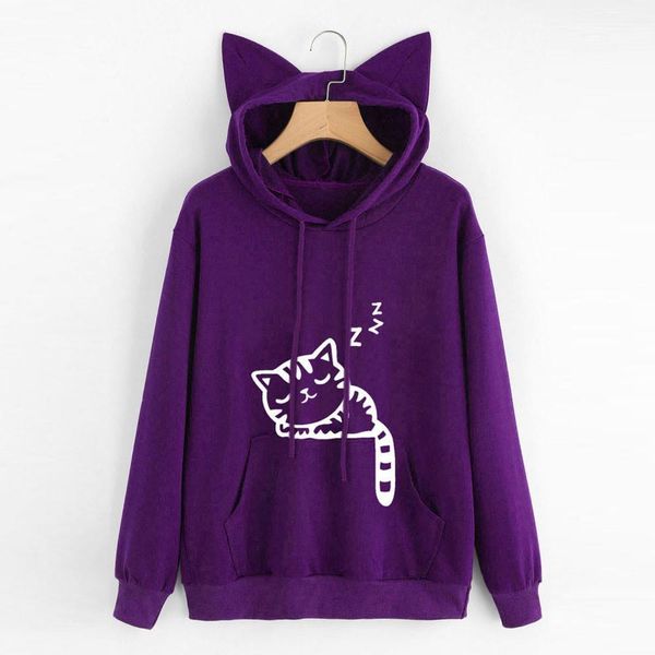 new casual cat autumn oversized jumper hooded pullover blou women's female loose pullover sweaters outwear dropshipping #1, White;black
new casual cat autumn oversized jumper hooded pullover blou women's female loose pullover sweaters outwear dropshipping #1, White;black