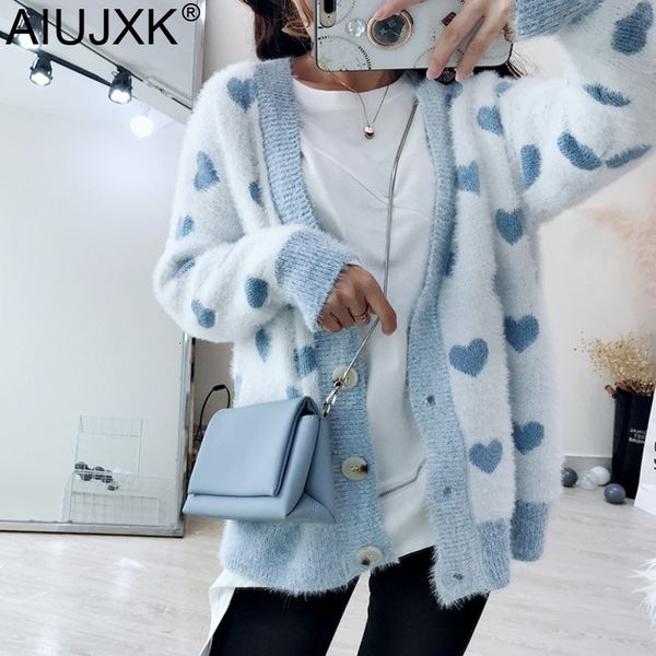 aiujxk cute heart mohair sweaters women fashion long sleeve knitted cardigan female korean style casual coat autumn winter pink y200915, White;black
aiujxk cute heart mohair sweaters women fashion long sleeve knitted cardigan female korean style casual coat autumn winter pink y200915, White;black