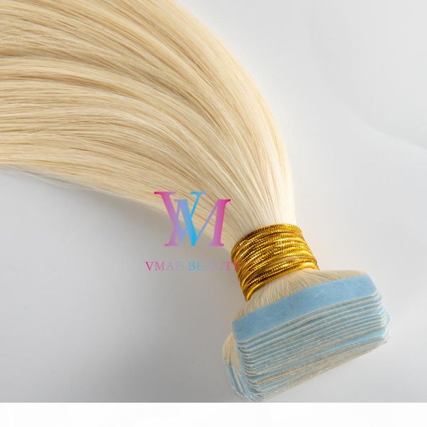 vmae russian ukrainian double drawn 100g 40 pieces blonde virgin remy straight european 100% tape in on human hair extension, Black
vmae russian ukrainian double drawn 100g 40 pieces blonde virgin remy straight european 100% tape in on human hair extension, Black