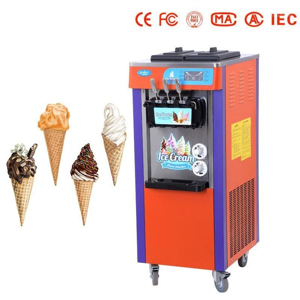 ice cream making machine three colors and heads maker fruit dessert 220v/1900w sweet cone ing equipment1
ice cream making machine three colors and heads maker fruit dessert 220v/1900w sweet cone ing equipment1
