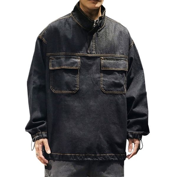 jeans jacket cowboy-coats trendy winter outwear thin male autumn casual fashion c1108, Black;brown
jeans jacket cowboy-coats trendy winter outwear thin male autumn casual fashion c1108, Black;brown