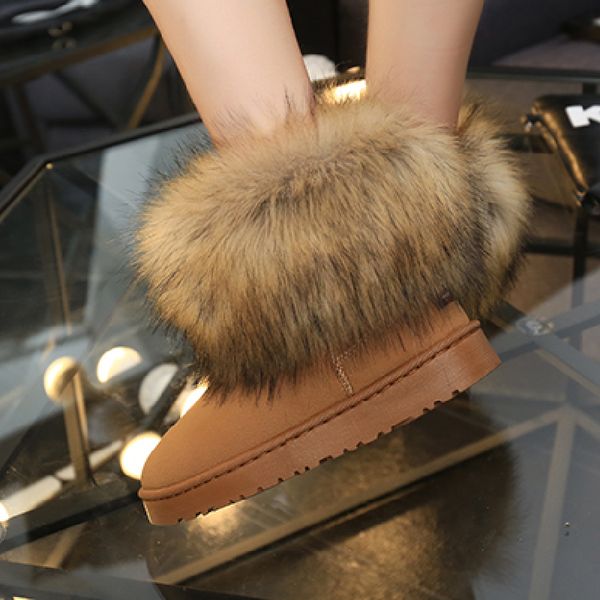 winter warm women fur snow shoes flats ankle snow boots women fashion black round toe casual slip on ladies boots 201021
winter warm women fur snow shoes flats ankle snow boots women fashion black round toe casual slip on ladies boots 201021