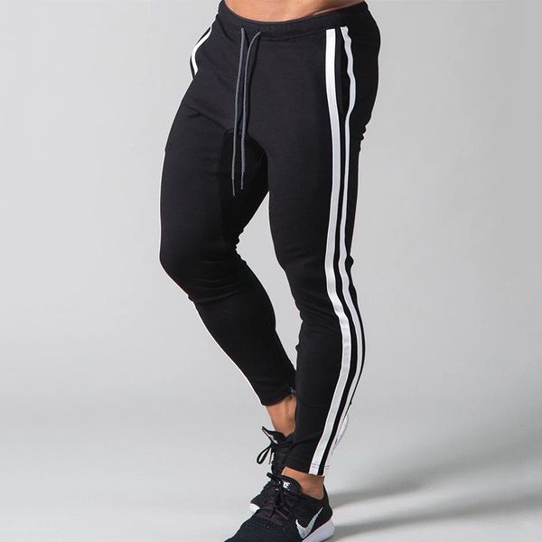 mens joggers casual pants skinny sweatpants sportswear stripe men tracksuit bottoms trousers male fitness gyms jogger track pant, Black
mens joggers casual pants skinny sweatpants sportswear stripe men tracksuit bottoms trousers male fitness gyms jogger track pant, Black
