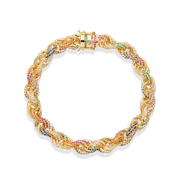 europe and america creative punk cuban bracelet customized wholesale zircon hip hop fashion cool miami chain jewelry, Black
europe and america creative punk cuban bracelet customized wholesale zircon hip hop fashion cool miami chain jewelry, Black