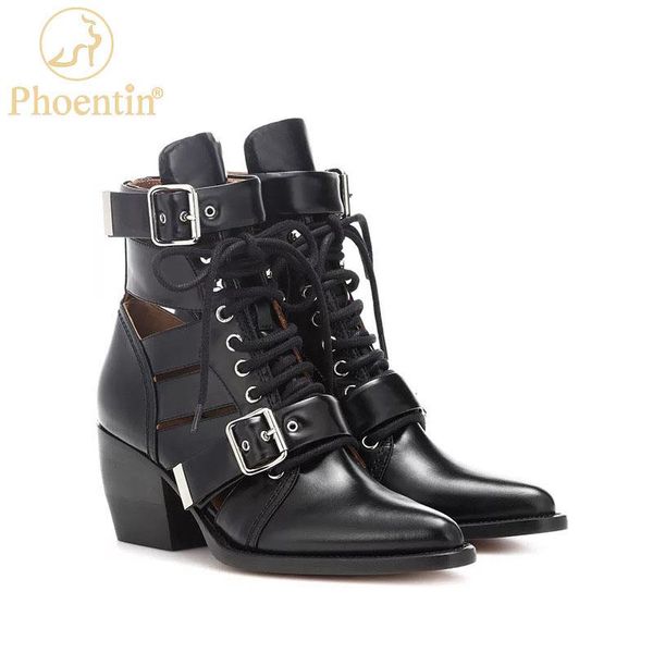 phoentin genuine leather summer boots gothic lace up shoes female with buckle wedges heels pointed toe gladiator sandals ft1112, Black
phoentin genuine leather summer boots gothic lace up shoes female with buckle wedges heels pointed toe gladiator sandals ft1112, Black