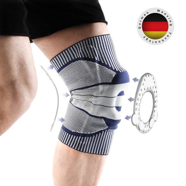 knee support & braces with silicone patella gel pad & side spring stabilizers for running joint pain remover, Black;gray
knee support & braces with silicone patella gel pad & side spring stabilizers for running joint pain remover, Black;gray