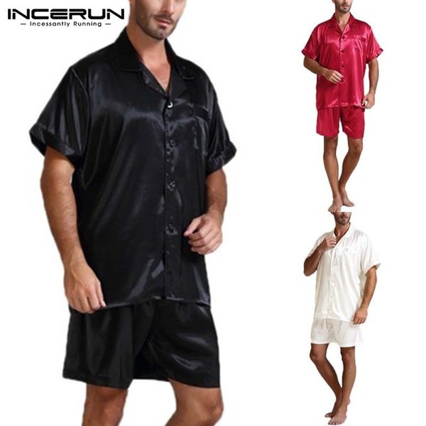 fashion men silk satin pajamas sets soft sleepwear silk short sleeve shorts men pajama homewear suits summer plus size 5xl y200422, Black;brown
fashion men silk satin pajamas sets soft sleepwear silk short sleeve shorts men pajama homewear suits summer plus size 5xl y200422, Black;brown