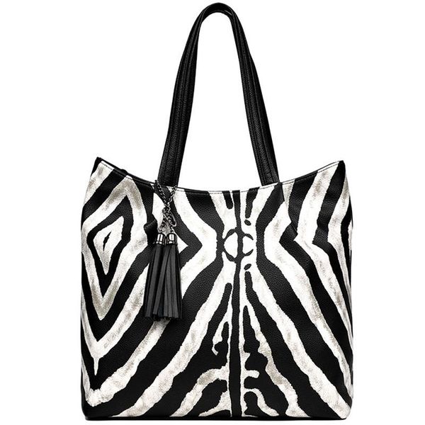 luxury zebra pattern handbags female bag tassel large capacity shoulder bag ladies messenger casual tote
luxury zebra pattern handbags female bag tassel large capacity shoulder bag ladies messenger casual tote