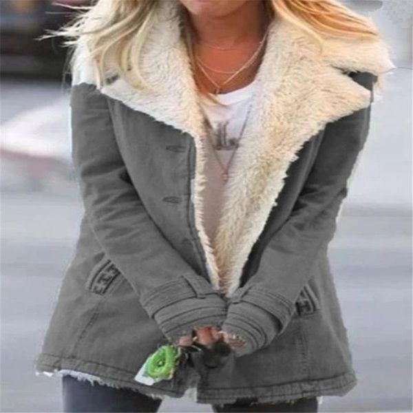 autumn and winter women clothes fleece thickened warm cotton padded coat for women jacket winter clothes coat, Black;brown
autumn and winter women clothes fleece thickened warm cotton padded coat for women jacket winter clothes coat, Black;brown