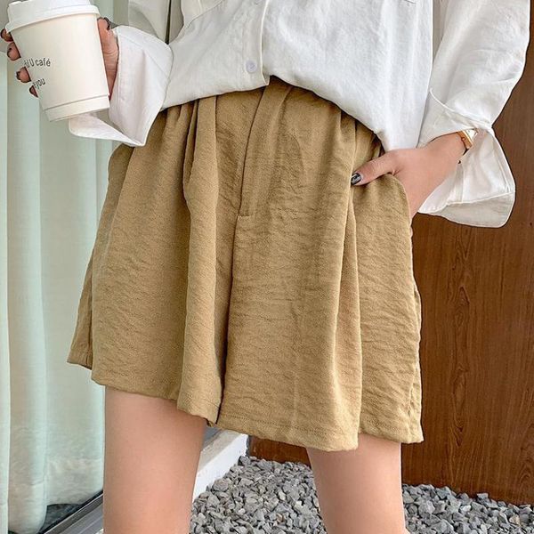 johnature casual korean summer women high waist shorts 2020 solid color zipper loose comfortable 3 color wide leg shorts1, White;black
johnature casual korean summer women high waist shorts 2020 solid color zipper loose comfortable 3 color wide leg shorts1, White;black