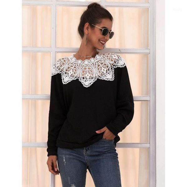 autumn women blouse o-neck long sleeve splicing lace blouse women elegant hollow out loose shirt l size1, White
autumn women blouse o-neck long sleeve splicing lace blouse women elegant hollow out loose shirt l size1, White