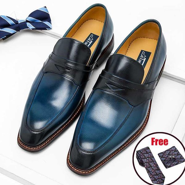 dress shoes phenkang men italian genuine leather penny loafers mens pointed toe slip on oxfords wedding brown blue casual shoes1, Black
dress shoes phenkang men italian genuine leather penny loafers mens pointed toe slip on oxfords wedding brown blue casual shoes1, Black