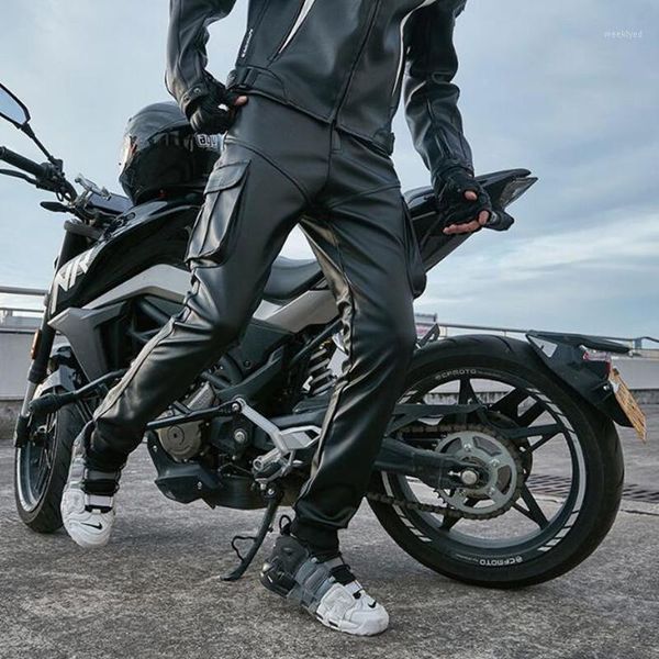 men punk rock leather pants motorcycle leather pants streetwear casual straight trousers male hight quality pu casual1, Black
men punk rock leather pants motorcycle leather pants streetwear casual straight trousers male hight quality pu casual1, Black