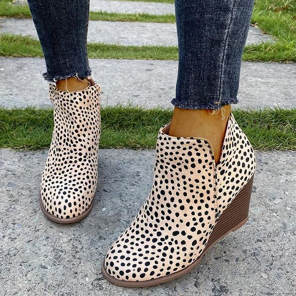boots women leopard zip height increase ankle women's flock wedge female short autumn winter woman shoes ladies pump 2021, Black
boots women leopard zip height increase ankle women's flock wedge female short autumn winter woman shoes ladies pump 2021, Black