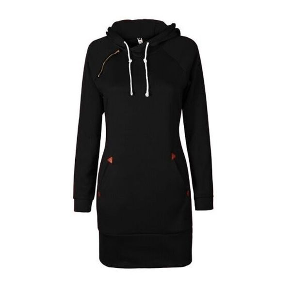 european and american women's mid-length sweater solid color drawstring pullover hooded long-sleeved women's customization, Black;gray
european and american women's mid-length sweater solid color drawstring pullover hooded long-sleeved women's customization, Black;gray