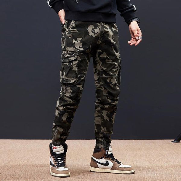 fashion streetwear men jeans camouflage casual cargo pants harem trousers multi pockets hip hop joggers, Blue
fashion streetwear men jeans camouflage casual cargo pants harem trousers multi pockets hip hop joggers, Blue