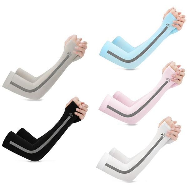 elbow & knee pads 2pcs uv sun protection ice silk cooling arm sleeves upf 50 seamless compression cover shield for sport driving cycl, Black;gray
elbow & knee pads 2pcs uv sun protection ice silk cooling arm sleeves upf 50 seamless compression cover shield for sport driving cycl, Black;gray