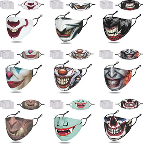 with 2 pm2.5 filters face mask devil skeletond clown masks fashion masks scary facemask halloween christmas party masks f102304, Black;white
with 2 pm2.5 filters face mask devil skeletond clown masks fashion masks scary facemask halloween christmas party masks f102304, Black;white