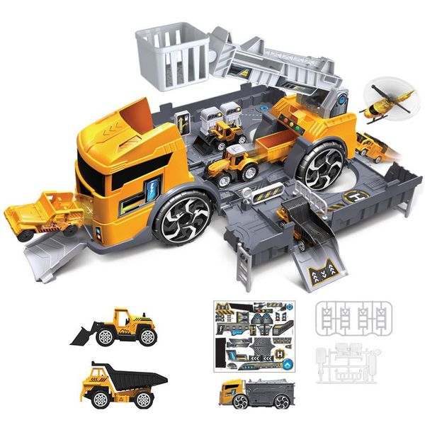 kids puzzle toys deformation fire engineering vehicle storage parking lot parent-child interaction inertia car model set
kids puzzle toys deformation fire engineering vehicle storage parking lot parent-child interaction inertia car model set