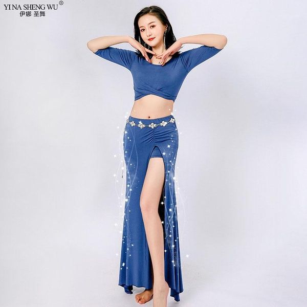new women fashion bellydance oriental costumes set skirts split practice clothes skirt professional belly dance set1, Black;red
new women fashion bellydance oriental costumes set skirts split practice clothes skirt professional belly dance set1, Black;red