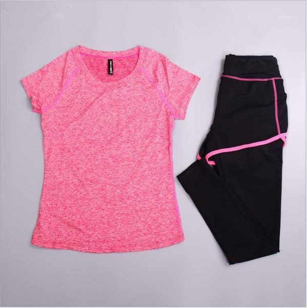 running sets summer seamless yoga set women t-shirts fitness jogging sportswear clothing sports suit1, Black;blue
running sets summer seamless yoga set women t-shirts fitness jogging sportswear clothing sports suit1, Black;blue