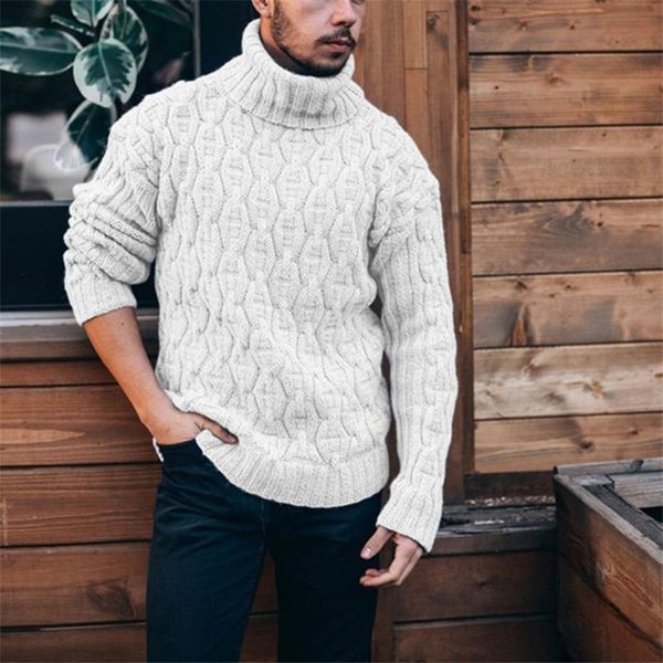 autumn winter men's sweater turtleneck solid cotton sweater knitted warm pullovers jumper for male slim fit knitwear pull homme, White;black
autumn winter men's sweater turtleneck solid cotton sweater knitted warm pullovers jumper for male slim fit knitwear pull homme, White;black