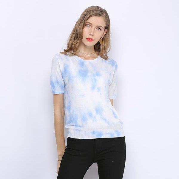 2020 harajuku women's summer sweater o-neck knitted short sleeve oversized t-shirts knit stretchy pullovers tees for female1, White
2020 harajuku women's summer sweater o-neck knitted short sleeve oversized t-shirts knit stretchy pullovers tees for female1, White