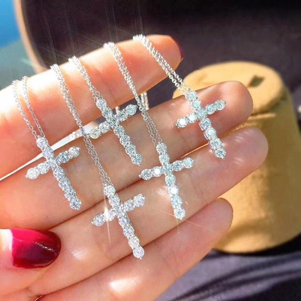 chains 925 sterling silver zircon cross necklace for women and american fashion jewelry christmas gifts
chains 925 sterling silver zircon cross necklace for women and american fashion jewelry christmas gifts