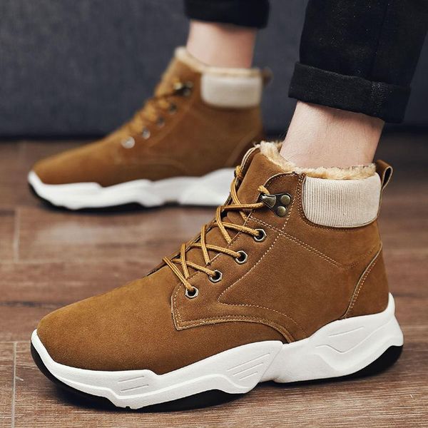 ankle boots warm men snow boots winter lace-up men shoes 2020 new arrival fashion flock plush winter size 39-44, Black
ankle boots warm men snow boots winter lace-up men shoes 2020 new arrival fashion flock plush winter size 39-44, Black