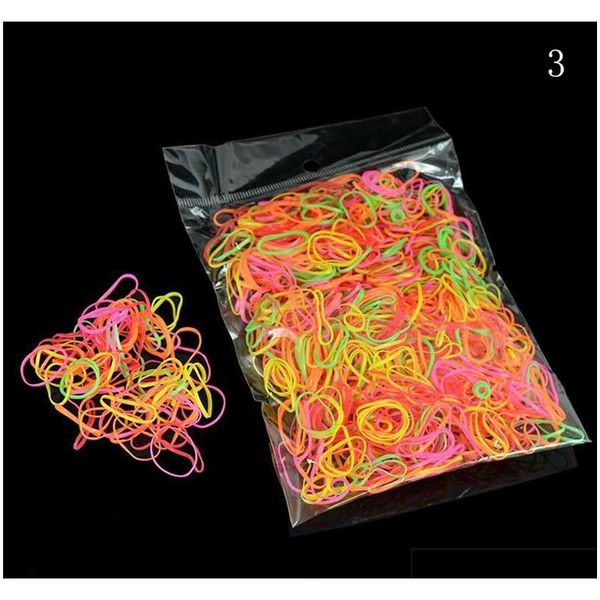 1000pcs/pack Office Rubber Ring Rubber Bands Strong Elastic Stationery Holder Band Loop Hair Accessories Schoo Sqccpm Five2010
