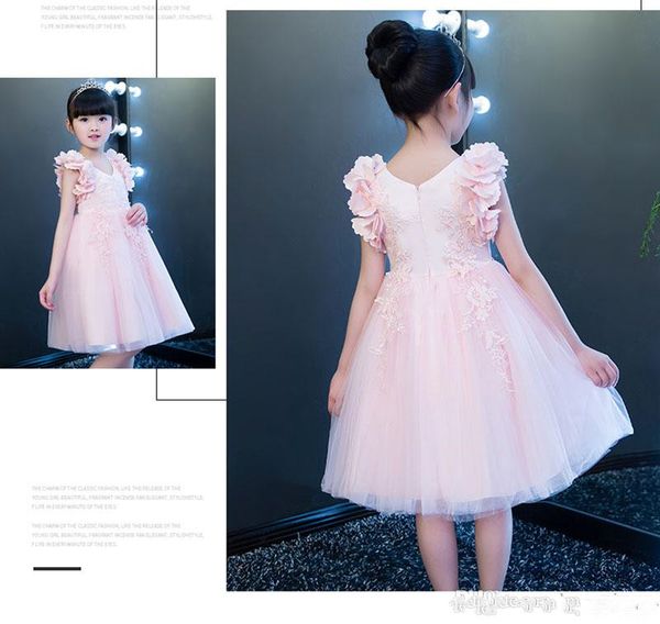 custom made flower girl dresses for wedding blush pink princess appliqued lace bow vintage child first communion dresses real ps, White;blue
custom made flower girl dresses for wedding blush pink princess appliqued lace bow vintage child first communion dresses real ps, White;blue