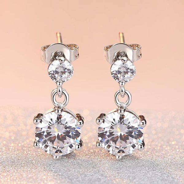 dangle & chandelier korean shining crystal drop earrrings for women silver color clear zircon gift girls fashion jewelry kae071
dangle & chandelier korean shining crystal drop earrrings for women silver color clear zircon gift girls fashion jewelry kae071