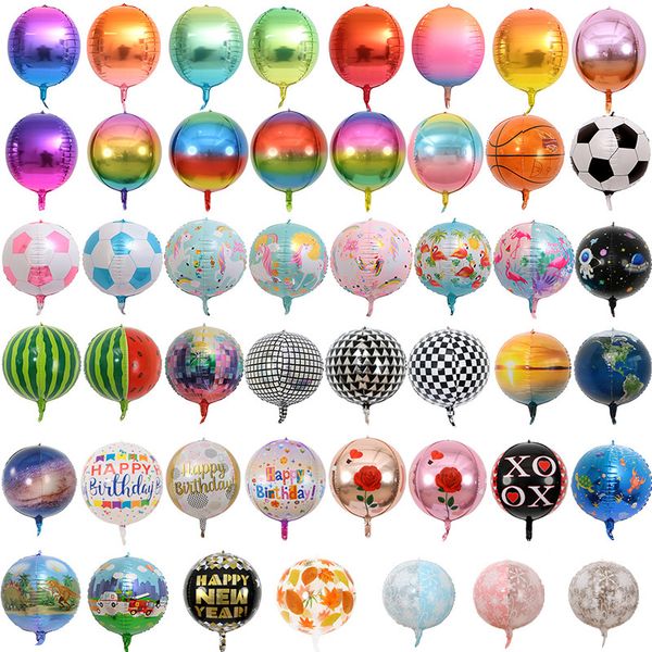 20pcs 22inch 4d rainbow gradient foil balloon retro disco soccer round helium balloons wedding theme party celebration decor 1027
20pcs 22inch 4d rainbow gradient foil balloon retro disco soccer round helium balloons wedding theme party celebration decor 1027