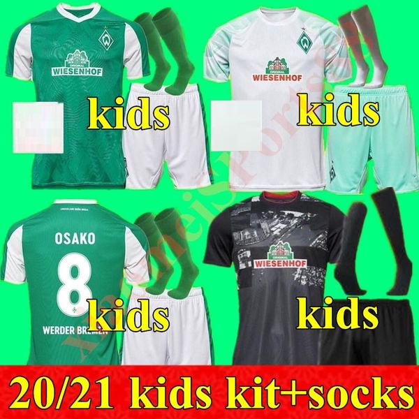 20 21 kids sv werder bremen youth jersey soccer 2020 2021 rashica selke klaassen fullkrug sargent bittencourt pizarro football shirt kits, Black
20 21 kids sv werder bremen youth jersey soccer 2020 2021 rashica selke klaassen fullkrug sargent bittencourt pizarro football shirt kits, Black